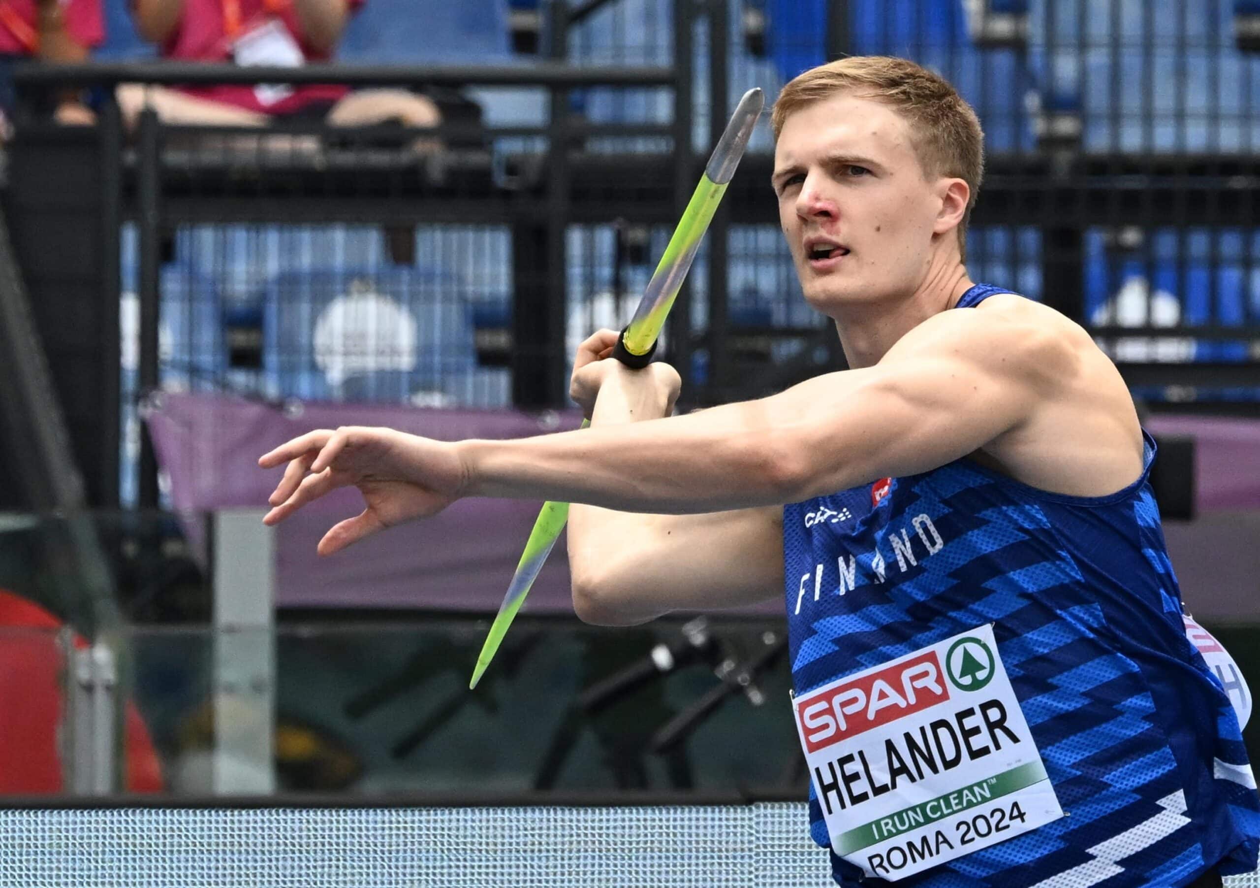 Yleisurheilun Motonet GP -sarja on tänä vuonna viiden kilpailun mittainen. Motonet GP alkaa 11. kesäkuuta ja päättyy 13. elokuuta. Kuvassa Oliver Helander.