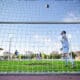Raatin stadion kuvattuna päädystä jalkapallo-ottelun aikana.