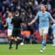 Kevin De Bruyne kuvattuna FA Cupin välierässä vuonna 2024.