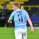 Kevin De Bruyne kuvattuna Mestarien liigan ottelussa Dortmundia vastaan keväällä 2024.