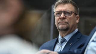 Jukka Jalonen kuvattuna valmennustehtävissä Leijonissa.