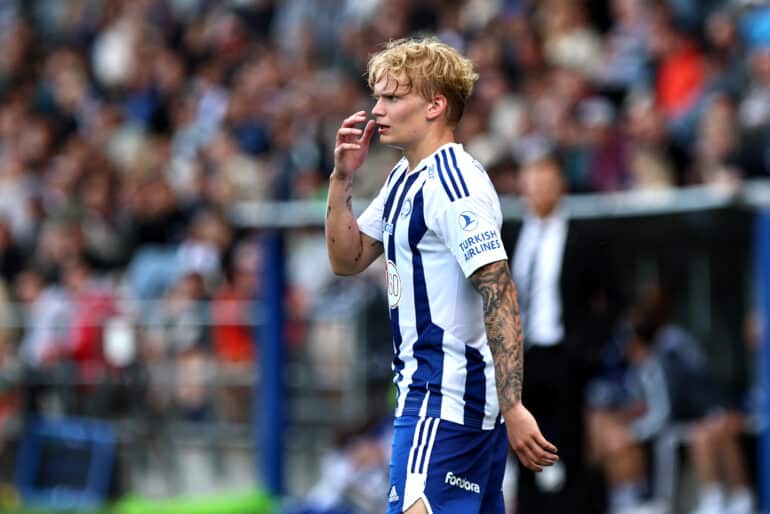 xxkeikkaxx
20240720 Helsinki
Veikkausliigan ottelu HJK - Haka. Kuvassa Miska Ylitolva  
Tomi Natri / All Over Press