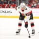 Feb 13, 2022; Washington, District of Columbia, USA; Ottawa Senators left wing Alex Formenton (10) on the ice against the Washington Capitals during the first period at Capital One Arena. Mandatory Credit: Brad Mills-USA TODAY Sports