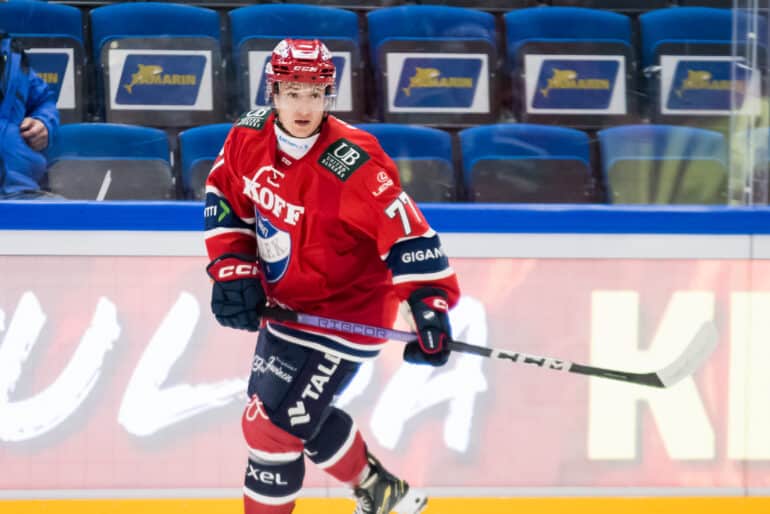 Petr Kodytek kuvattuna HIFK:n ottelussa joulukuussa 2024.