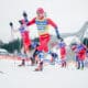 epa11210582 Harald Ostberg Amundsen of Norway comeptes during the Men's Mass Start 50.0 km Classic competition of the FIS Cross Country Skiing World Cup event in Oslo, Norway, 10 March 2024.  EPA-EFE/Terje Pedersen  NORWAY OUT