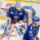 Christian Heljanko torjuntatöissä Tapparan maalilla Lappeenrannassa kauden 2023–24 aikana.
