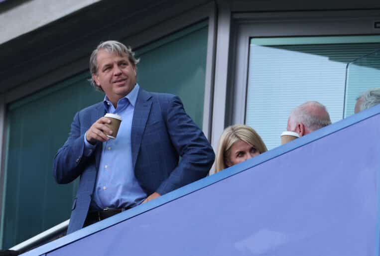 Todd Boehly kuvattuna Stamford Bridgellä vuonna 2025.