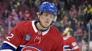 Patrik Laine kuvattuna Montreal Canadiensin ottelussa Tampa Bay Lightningia vastaan helmikuussa 2025.