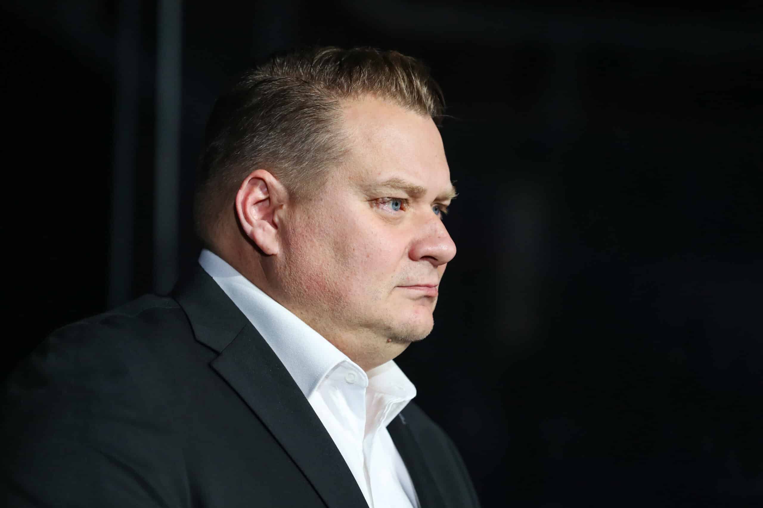 Rauli Urama kuvattuna TPS:n kotihallissa lokakuussa vuonna 2023.