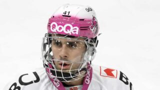 Maxime Fortier kuvattuna HC Ajoiessa vuonna 2022.