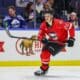 Jesse Puljujärvi pelaamassa 12. maaliskuuta Charlotte Checkersin paidassa.