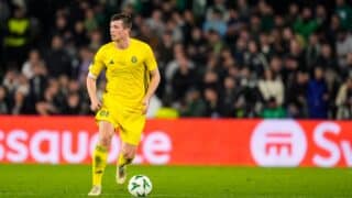 Daniel O'Shaughnessy kuvattuna Real Betisiä vastaan joulukuussa.