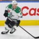 Mikko Rantanen kuvattuna ensimmäisessä Dallas Stars -ottelussaan Edmontonissa maaliskuun 2024 alussa.