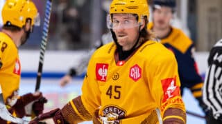 xxkeikkaxx 20231017 Lukko vs. Geneve-Servette, CHL runkosarja, Rauma. Kuvassa 45 Sami Vatanen. Elmeri Elo / All Over Press
