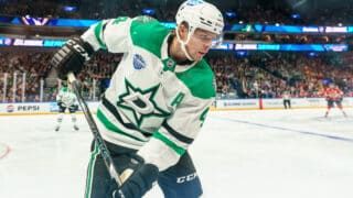 Miro Heiskanen kuvattuna Suomessa Tampereella marraskuussa 2024 pelatussa ottelussa.