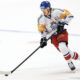 epa10463004 Czech Republic's Lukas Jasek in action during the Euro Hockey Tour - Beijer Hockey Games ice hockey match between Switzerland and Czech Republic at Malmo Arena in Malmo, Sweden, 12 February 2023.  EPA-EFE/Andreas Hillergren  SWEDEN OUT