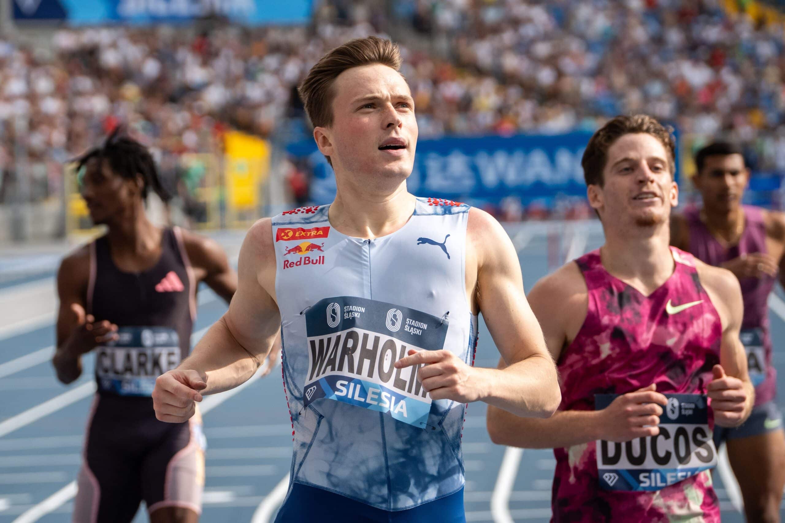 Karsten Warholm of Norway competes in Men's 400 metres hurdles during the Diamond League Silesia, Kamila Skolimowska Memorial in Chorzow, Poland, on August 25, 2024.