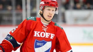 xxkeikkaxx 20241207 Helsinki, Helsingin jaahalli, SM-liiga, runkosarja,  HIFK vs. JYP. Kuvassa Micke-Max Åsten HIFK. Jaakko Stenroos/AOP 
All Over Press