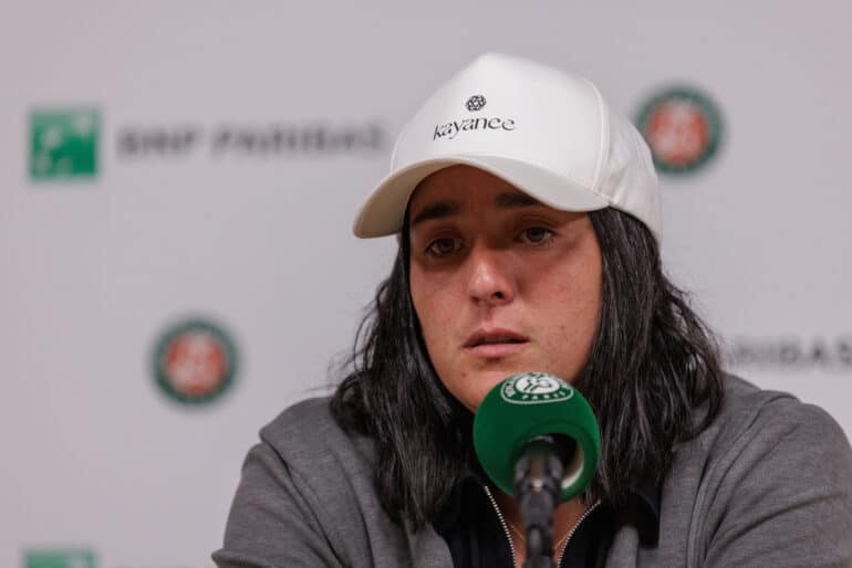 Ons Jabeur of Tunisia during the Roland-Garros 2025, French Open, Grand Slam tennis tournament on 27 May 2025 at Roland-Garros stadium in Paris, France - Photo Tnani Badreddine / DPPI