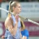 Elina Lampela from Finland competes during the 61st edition of Palio della Quercia, part of the World Athletics Continental Tour, at Quercia Stadium in Rovereto, Trento, Italy, on June 2, 2025.