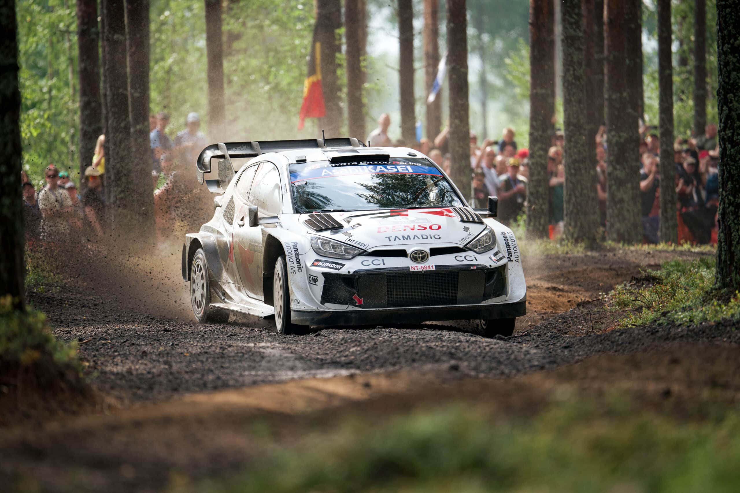 xxkeikkaxx - 20250801, Jyväskylä, Secto Rally Finland, SS6 - Laukaa 2. Kuvassa Kalle Rovanperä. Vesa Pöppönen / All Over Press