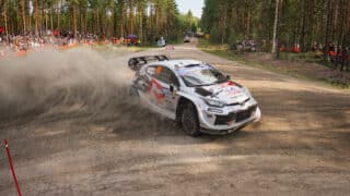 xxkeikkaxx - 20250801, Jyväskylä, Secto Rally Finland, SS3 - Saarikas 1. Kuvassa Kalle Rovanperä. Vesa Pöppönen / All Over Press